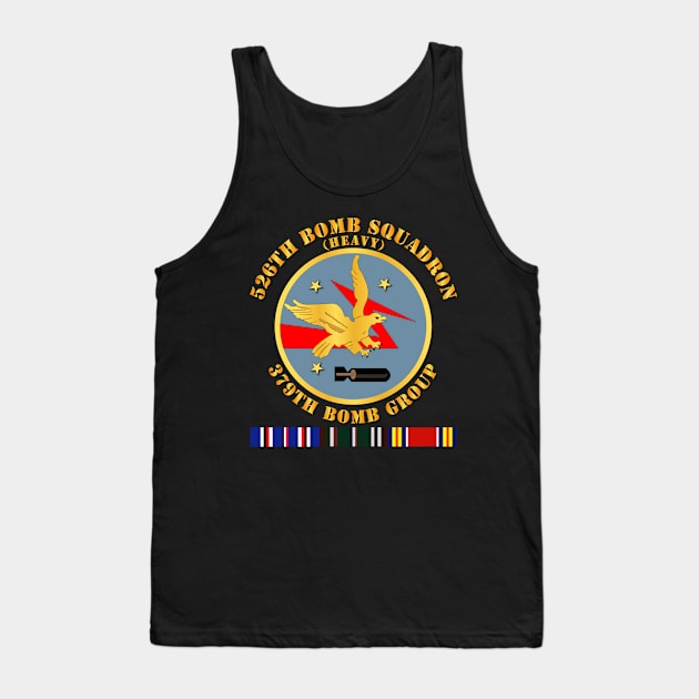 526th Bomb Squadron - 379th BG - WWII w SVC Tank Top by twix123844